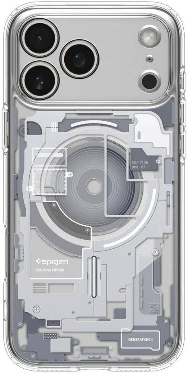 Spigen Ultra Hybrid MagSafe 13978 iPhone 17 Pro Max Hoesje - Transparant