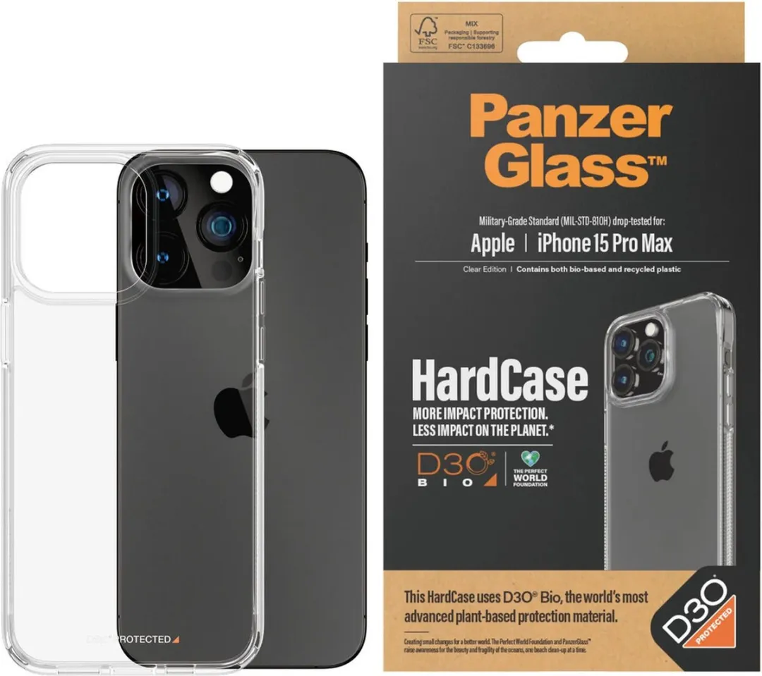 PanzerGlass iPhone 15 Pro Max HardCase 1175 - Transparant - afbeelding 6 van 6