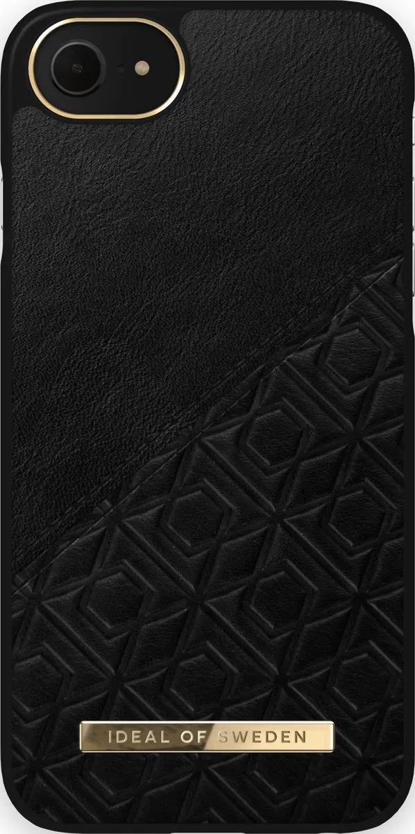 iDeal of Sweden Fashion Case Atelier iPhone 8/7/6/6s/SE Embossed Black