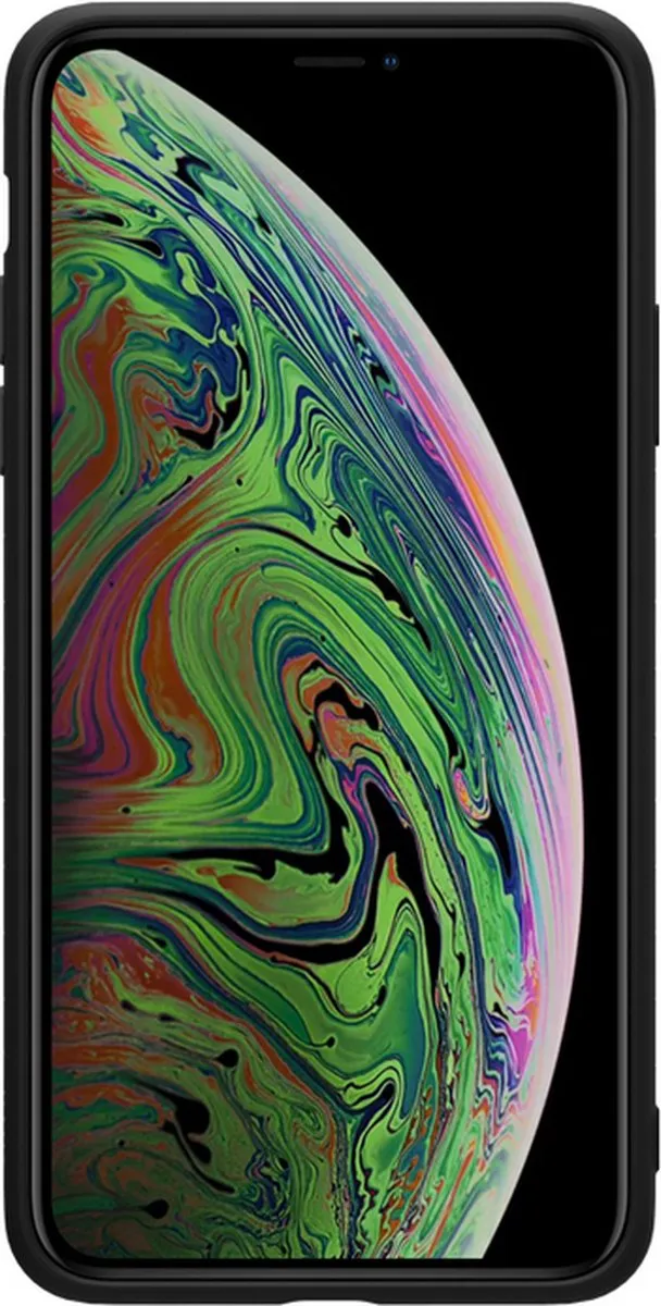 Nillkin Rubber-Wrapped TPU Hoes iPhone 11 Pro Max - Zwart