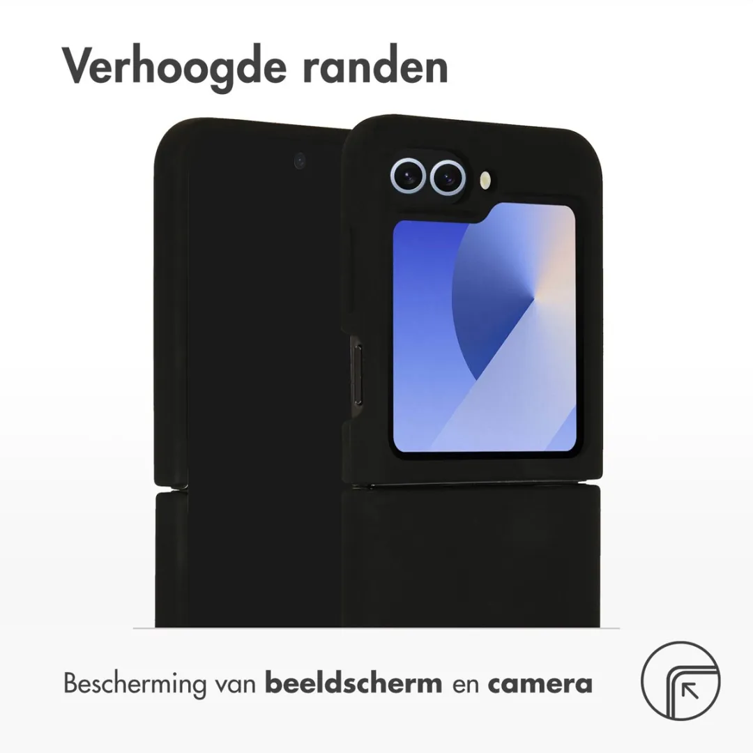 Accezz Hoesje Samsung Galaxy Z Flip 6 - Zwart