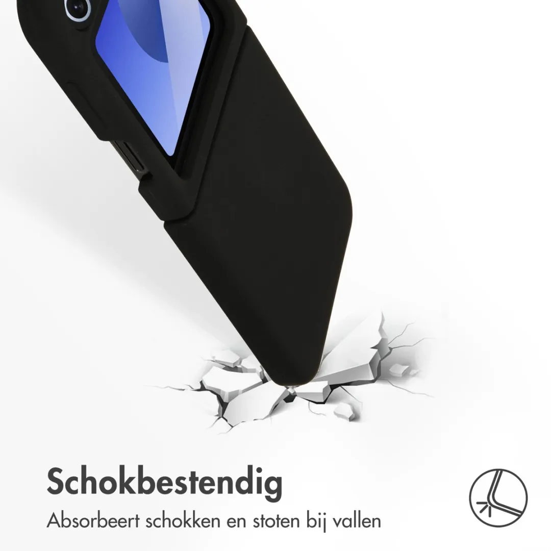 Accezz Hoesje Samsung Galaxy Z Flip 6 - Zwart