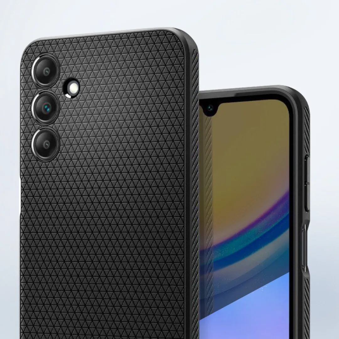Spigen Liquid Air Hoesje ACS07246 - Samsung Galaxy A15 - Zwart - afbeelding 6 van 6