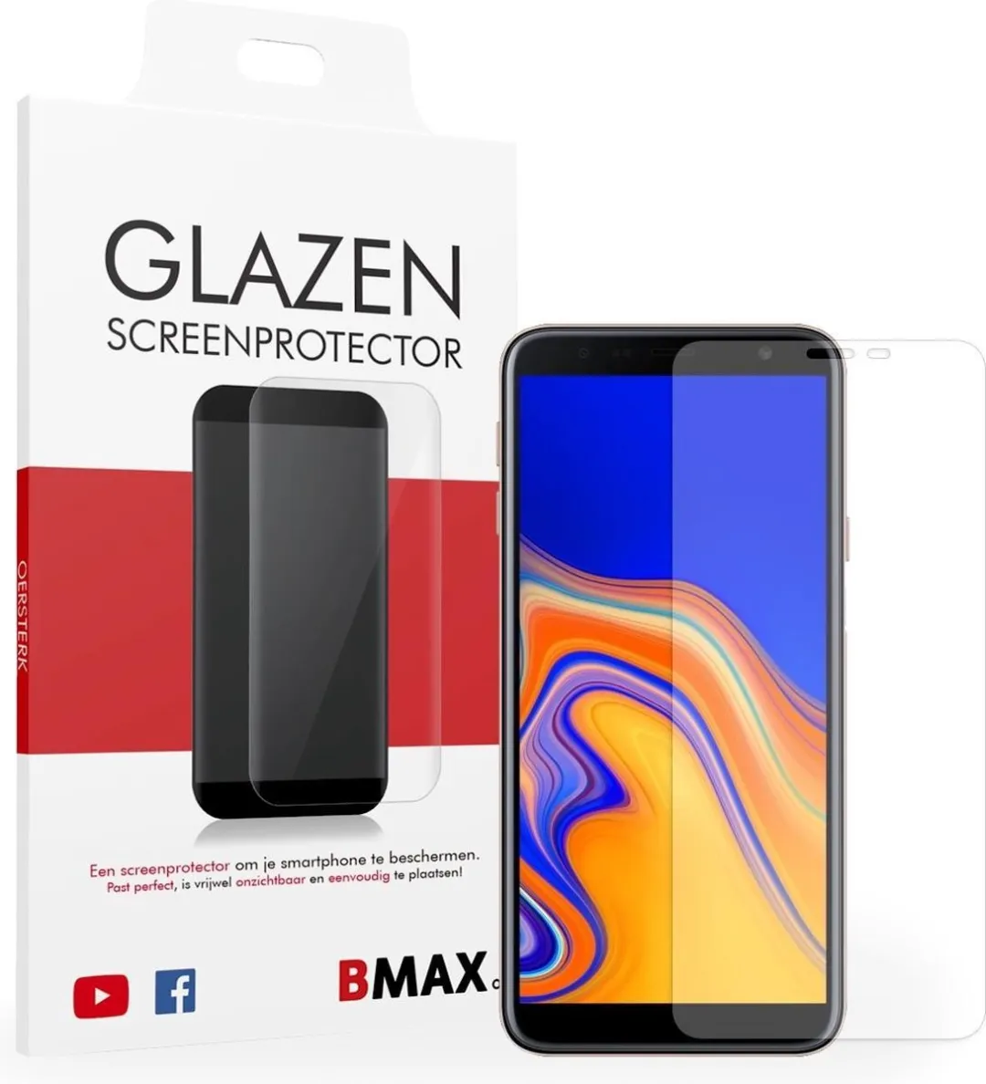 BMAX Glazen Screenprotector Samsung Galaxy J4+ 2018
