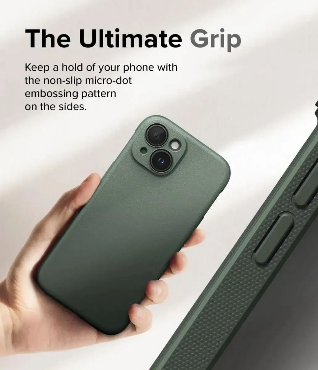 Ringke Onyx Hoesje iPhone 15 - Groen - ACS-IP15-ONX-GRN - afbeelding 6 van 6