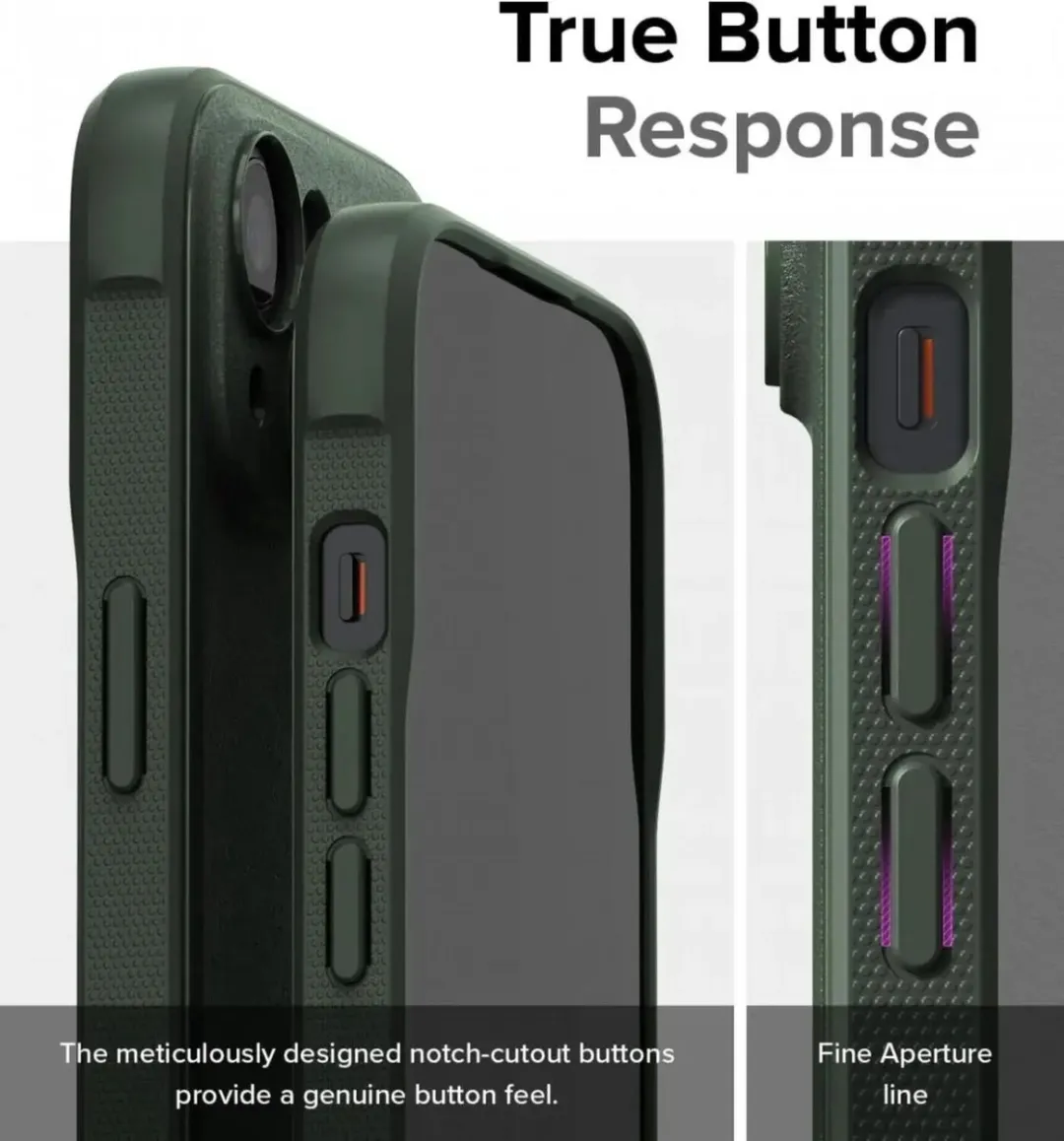 Ringke Onyx Hoesje iPhone 15 - Groen - ACS-IP15-ONX-GRN