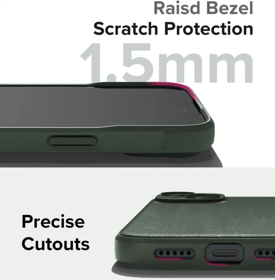 Ringke Onyx Hoesje iPhone 15 - Groen - ACS-IP15-ONX-GRN