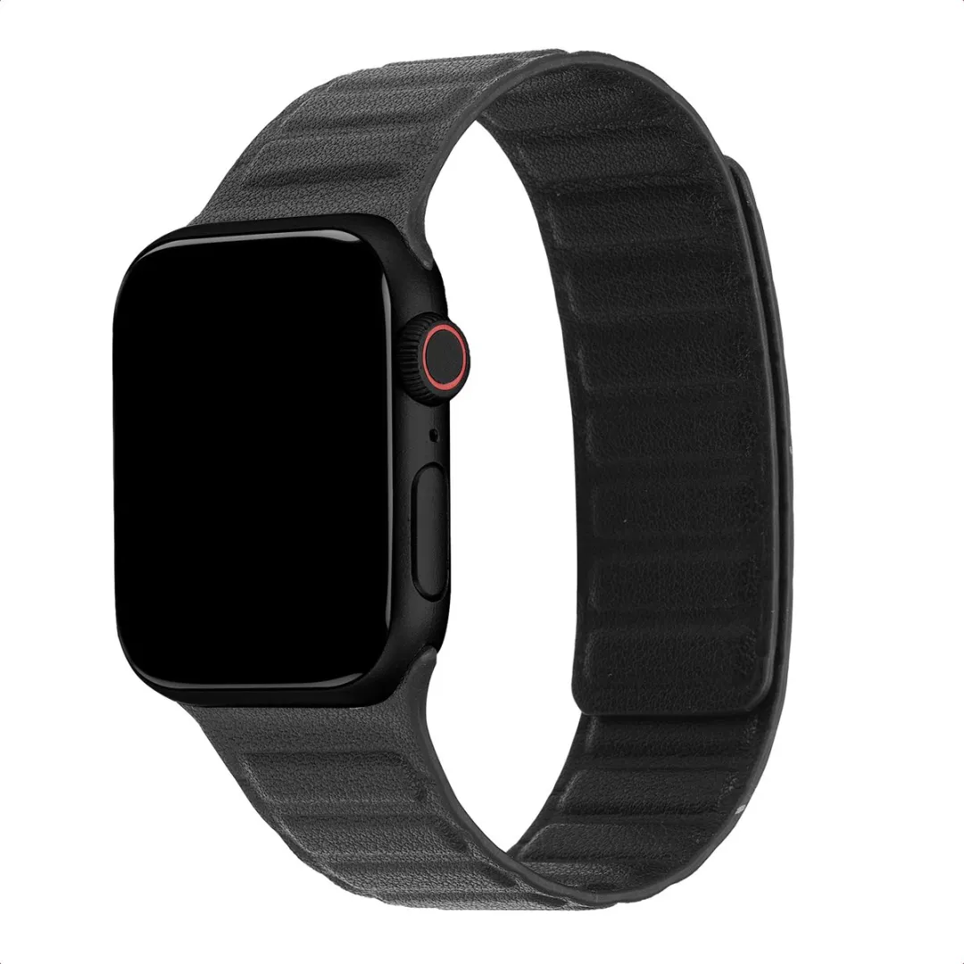 Accezz Magnetisch Lederen Bandje Apple Watch 42mm