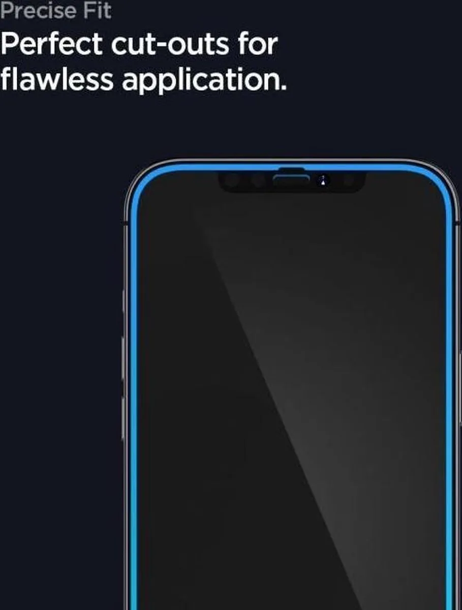 Spigen Full Cover Glass iPhone 12 Pro Max AGL01534 - Zwart