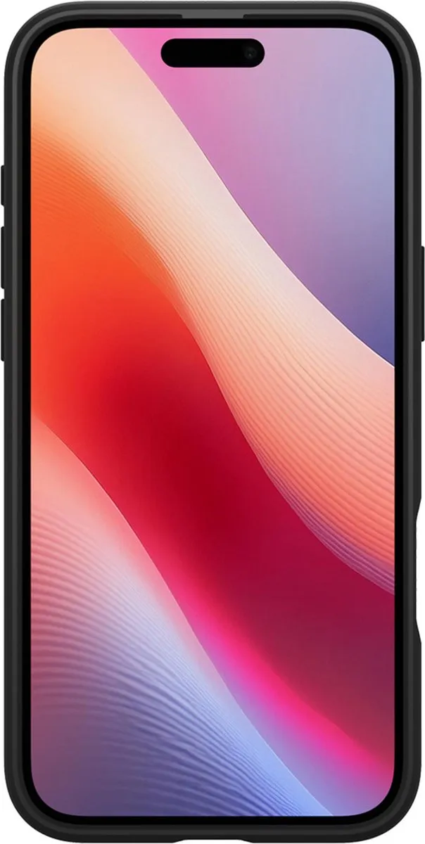 Spigen Ultra Hybrid Hoesje ACS08201 - iPhone 16 - Transparant Zwart