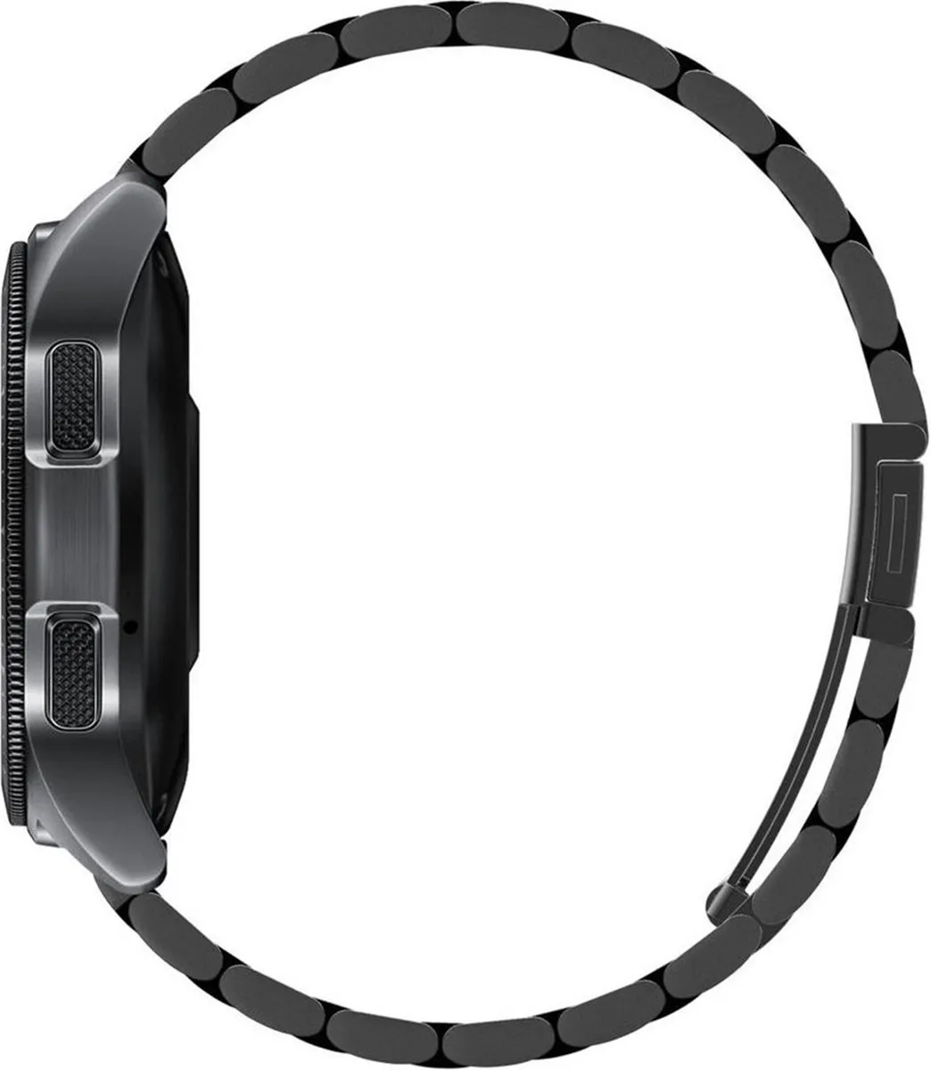 Spigen Modern Fit Roestvrijstalen Band Samsung Galaxy Watch 42mm - Zwart