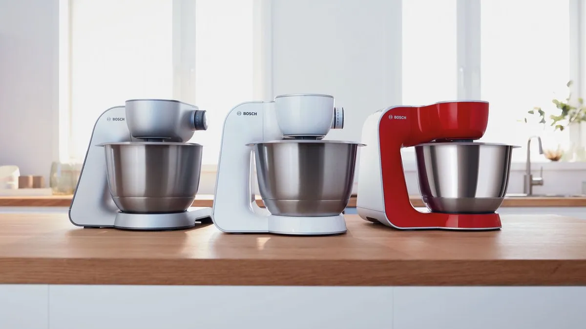 Bosch MUM5935B Keukenmachine 1000W - 7 Snelheden - 3,9L - Grijs