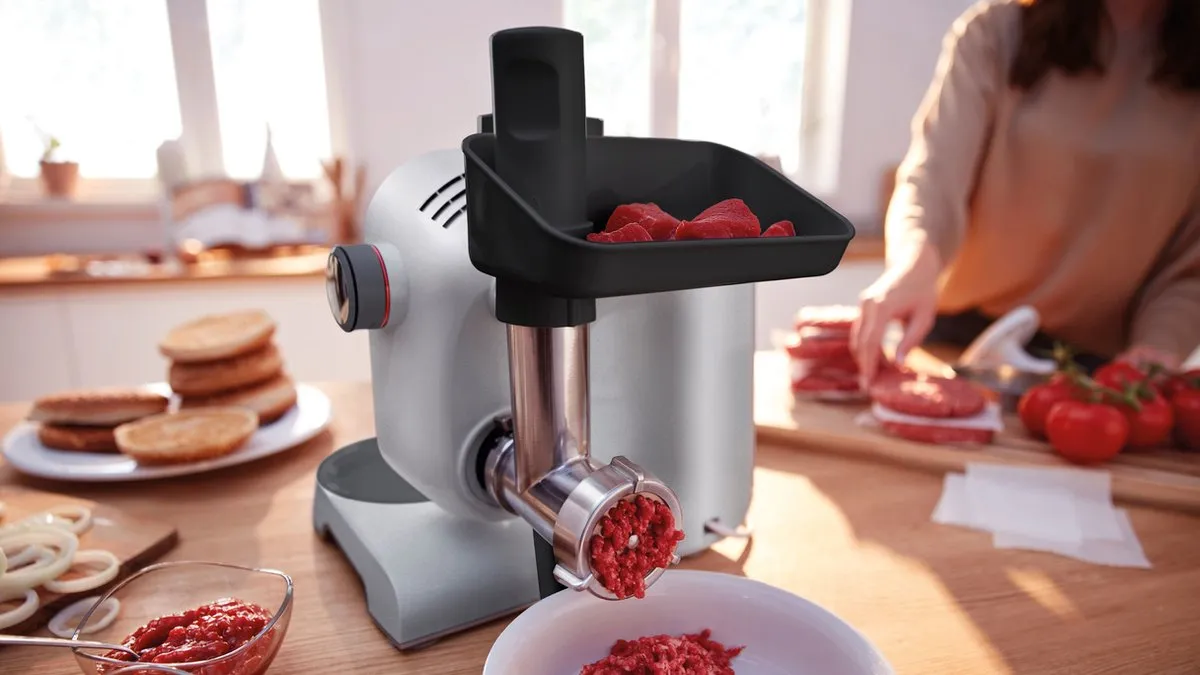 Bosch MUM5935B Keukenmachine 1000W - 7 Snelheden - 3,9L - Grijs - afbeelding 6 van 6