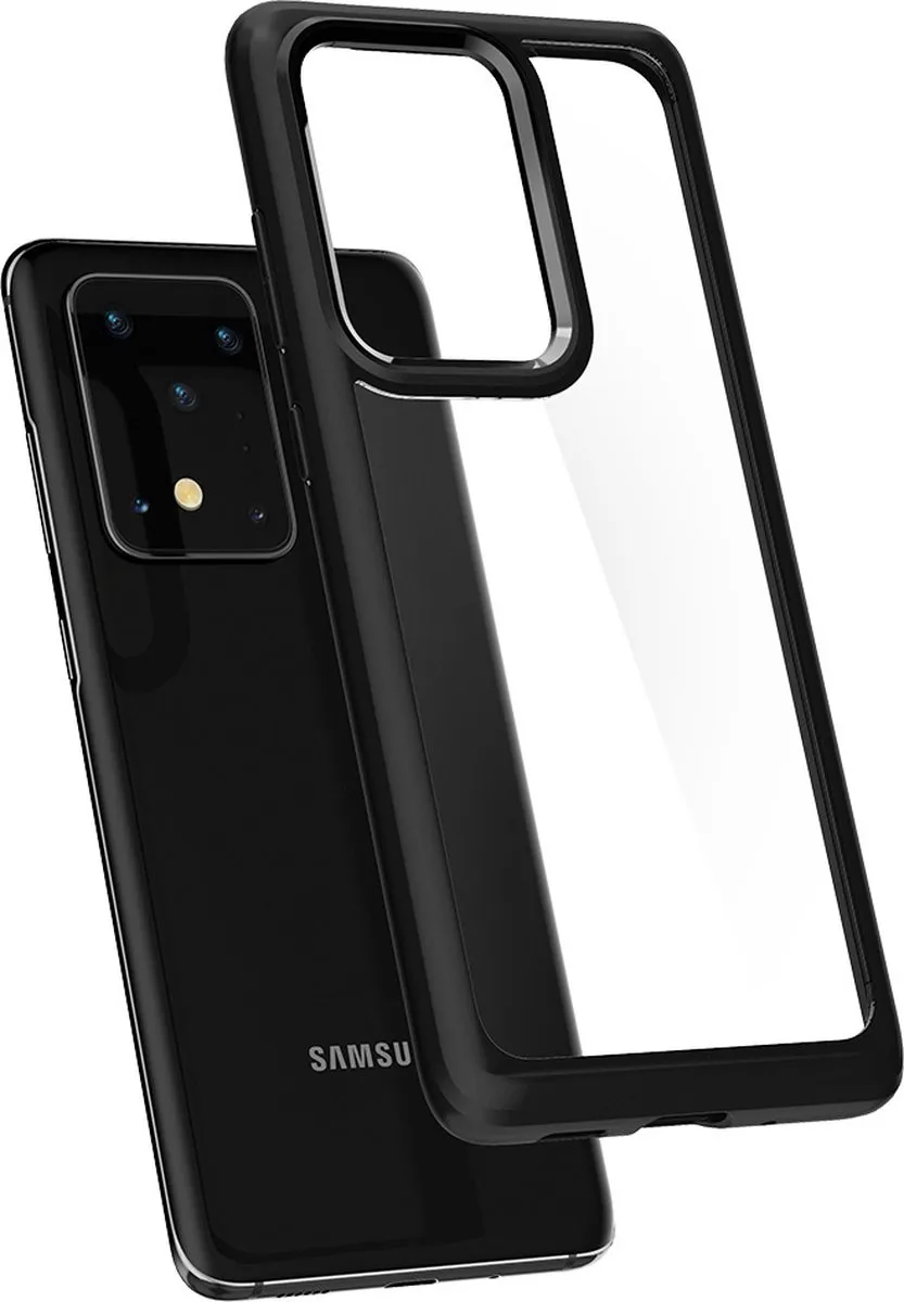 Spigen Ultra Hybrid ACS00714 Hoesje - Samsung Galaxy S20 Ultra - Zwart