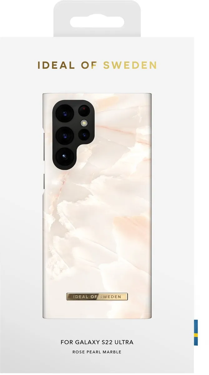 iDeal of Sweden Galaxy S22 Ultra Hoesje Rose Pearl Marble - 7340205148828 - afbeelding 2 van 5