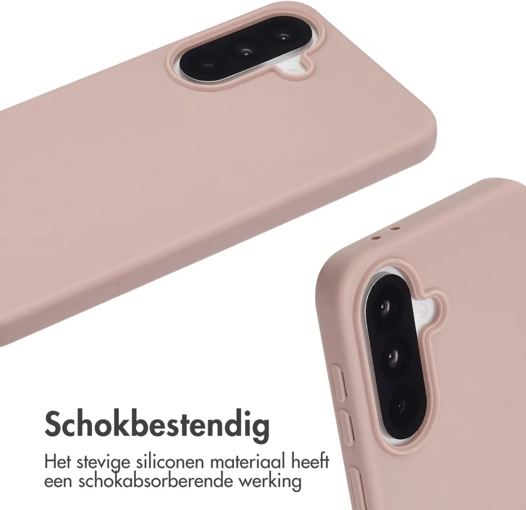 Imoshion Hoesje Samsung Galaxy A37 - Siliconen - Sand Pink - afbeelding 6 van 6