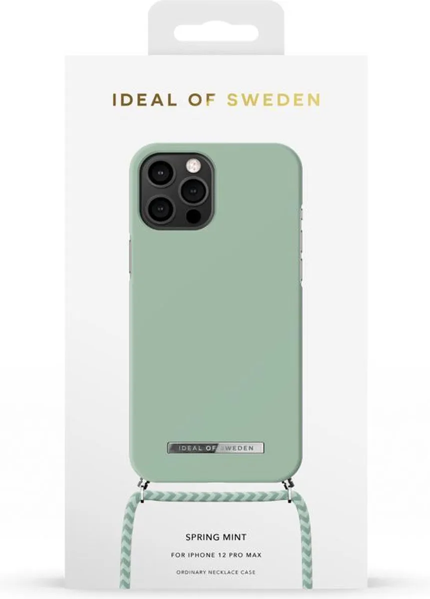 iDeal of Sweden Ordinary Phone Necklace Case iPhone 12 Pro Max - Spring Mint - IDPNSS21-I2067-266 - afbeelding 6 van 6