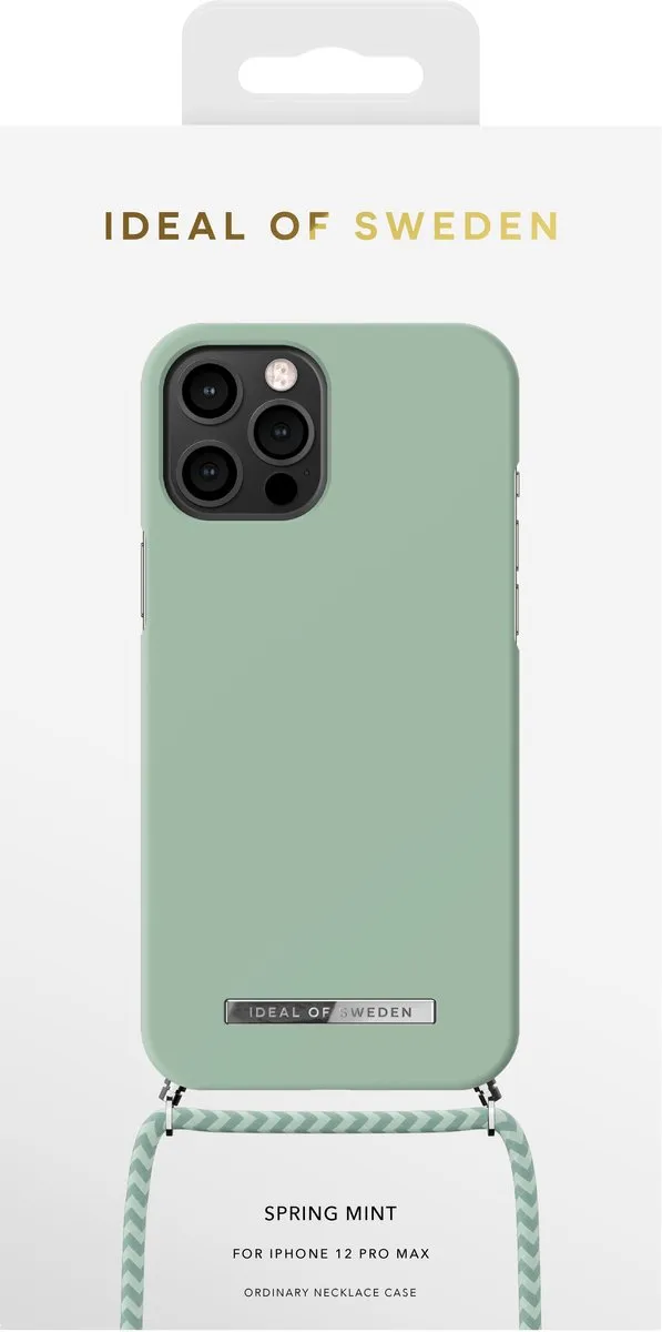 iDeal of Sweden Ordinary Phone Necklace Case iPhone 12 Pro Max - Spring Mint - IDPNSS21-I2067-266 - afbeelding 2 van 6