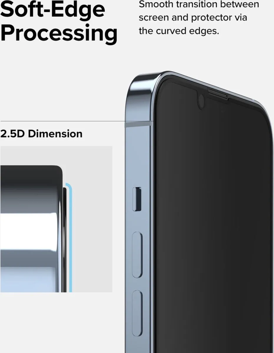Ringke iPhone 14 Schermbeschermer Privacy 9H