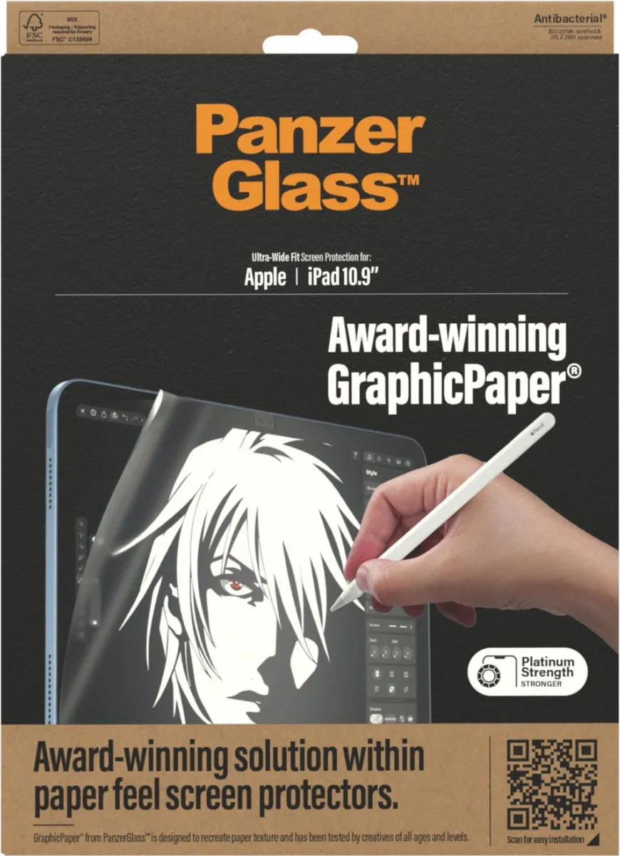 PanzerGlass PZ-2800 Screenprotector - iPad 10 (2022) - Transparant