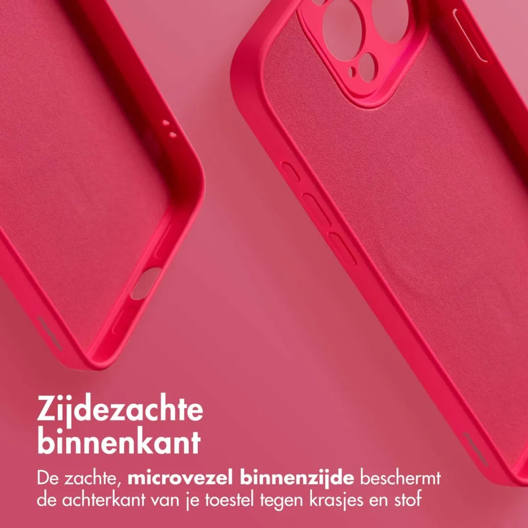 Imoshion Hoesje iPhone 15 Pro Max - Neon Roze - MagSafe