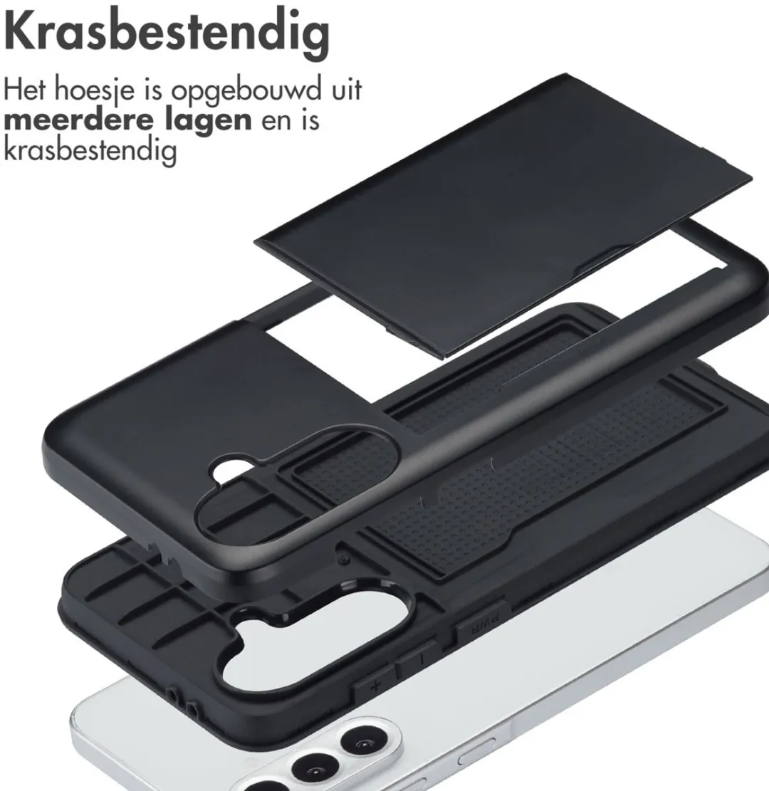 Imoshion Hoesje Samsung Galaxy A36/A56 - Pasjeshouder - Zwart