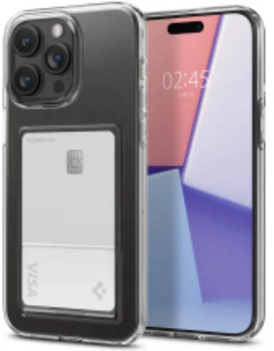 Spigen Crystal Slot Hoesje iPhone 16 Pro Max - Transparant