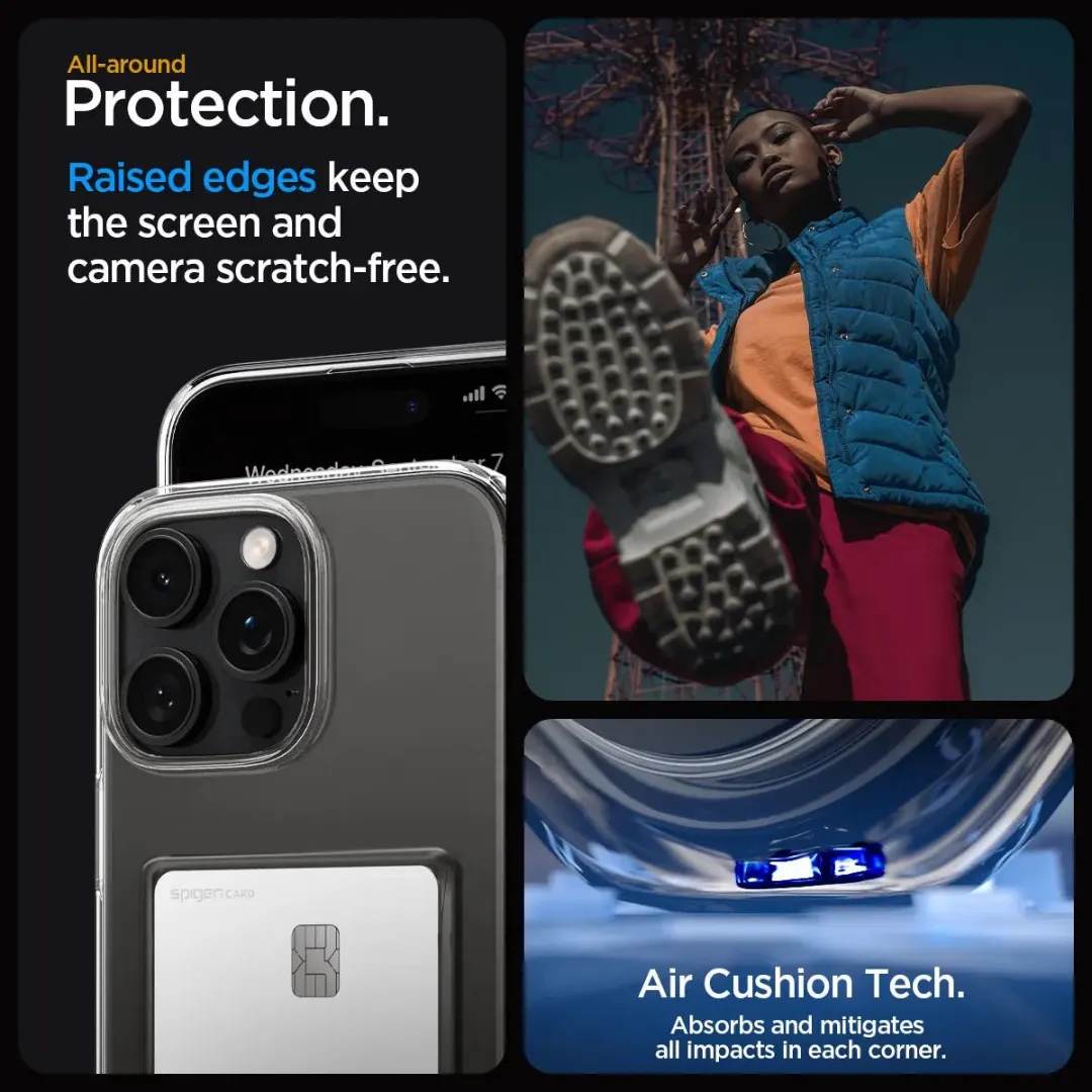 Spigen Crystal Slot Hoesje iPhone 16 Pro Max - Transparant