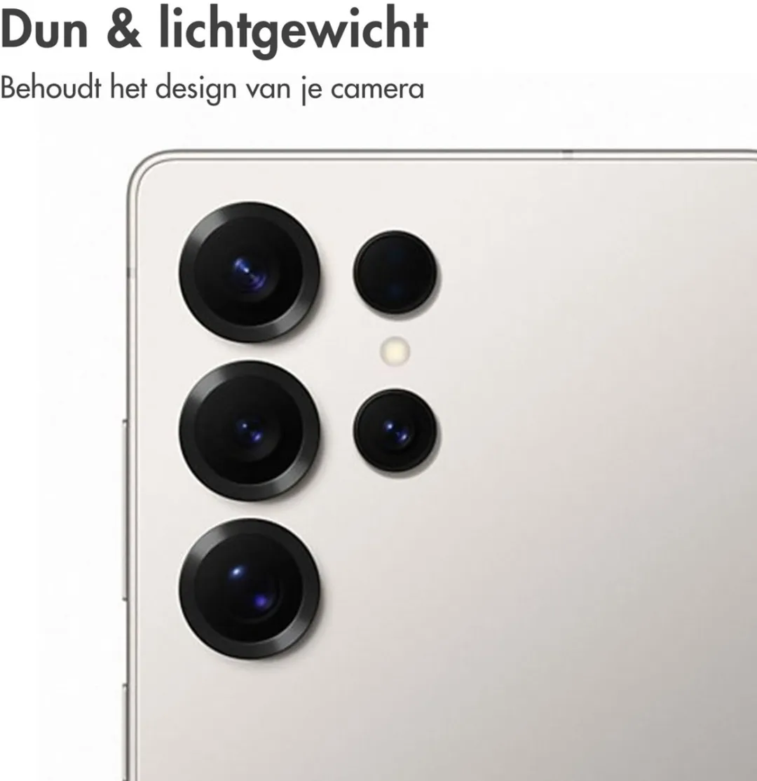 imoshiion Camera Lens Protector Samsung Galaxy S25 Ultra - 2 Stuks - Titanium Grijs