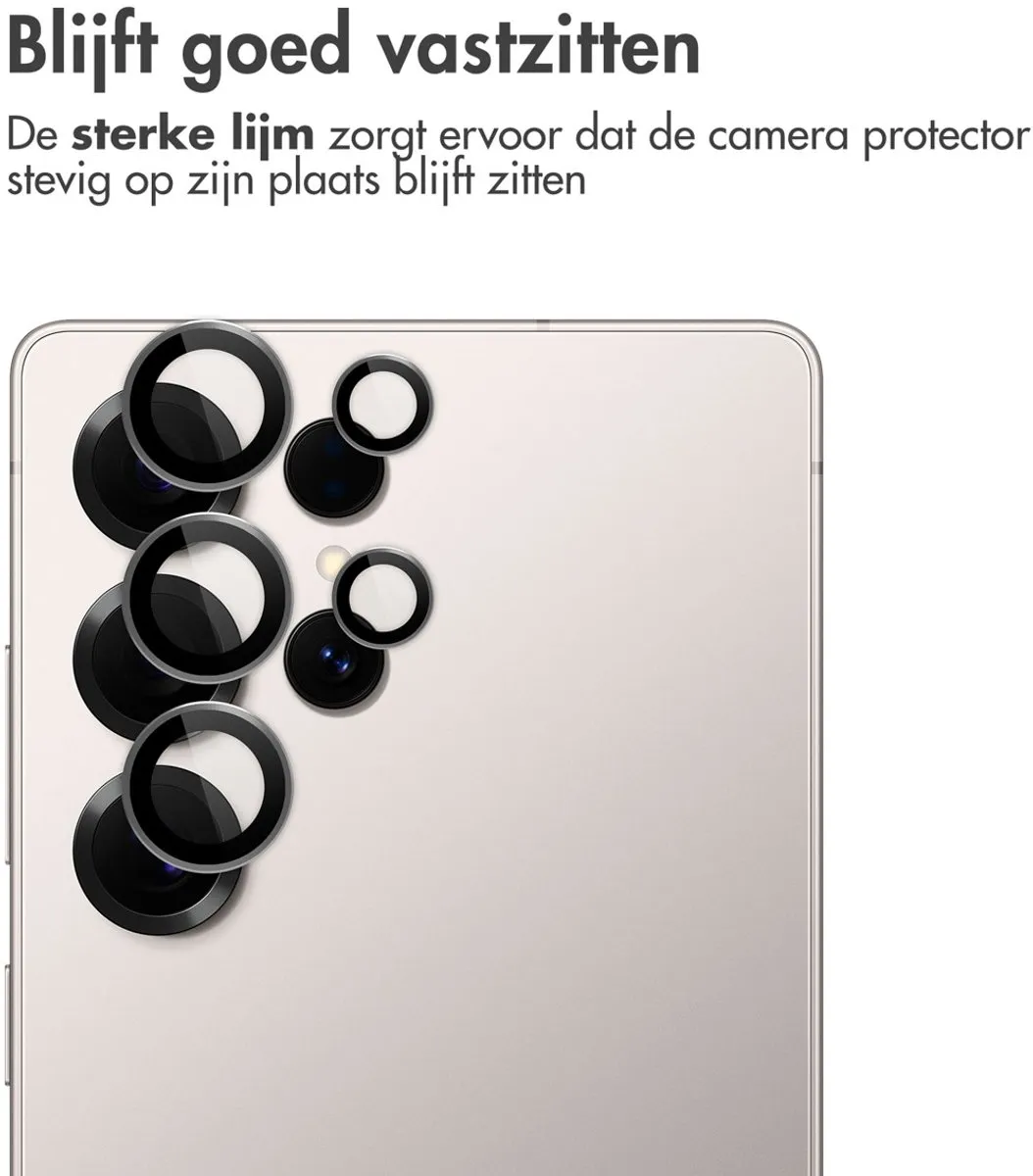 imoshiion Camera Lens Protector Samsung Galaxy S25 Ultra - 2 Stuks - Titanium Grijs