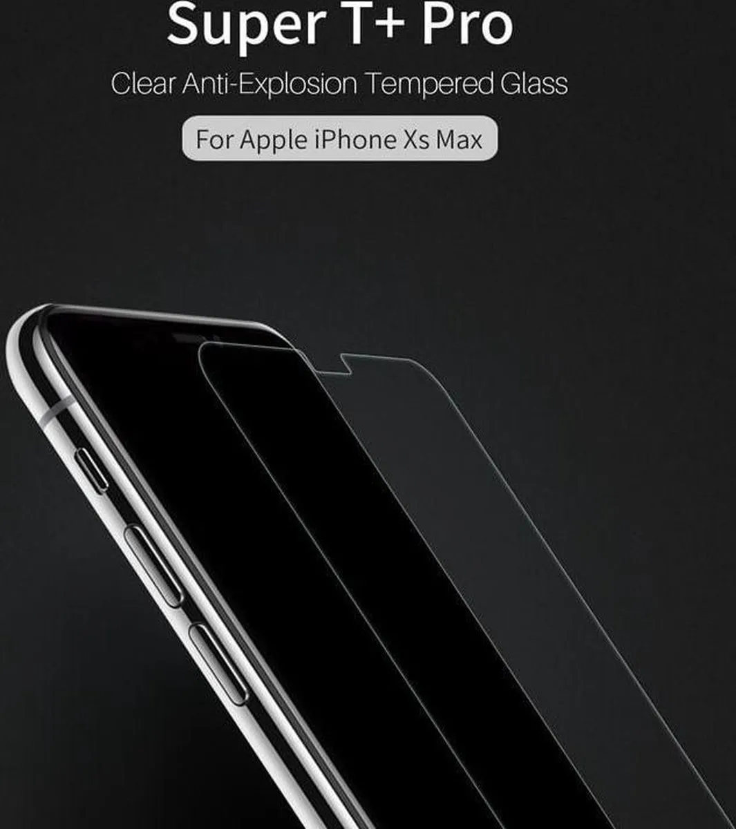 Nillkin iPhone Xs Max Tempered Glass 9H Nano Schermbeschermer - afbeelding 6 van 6