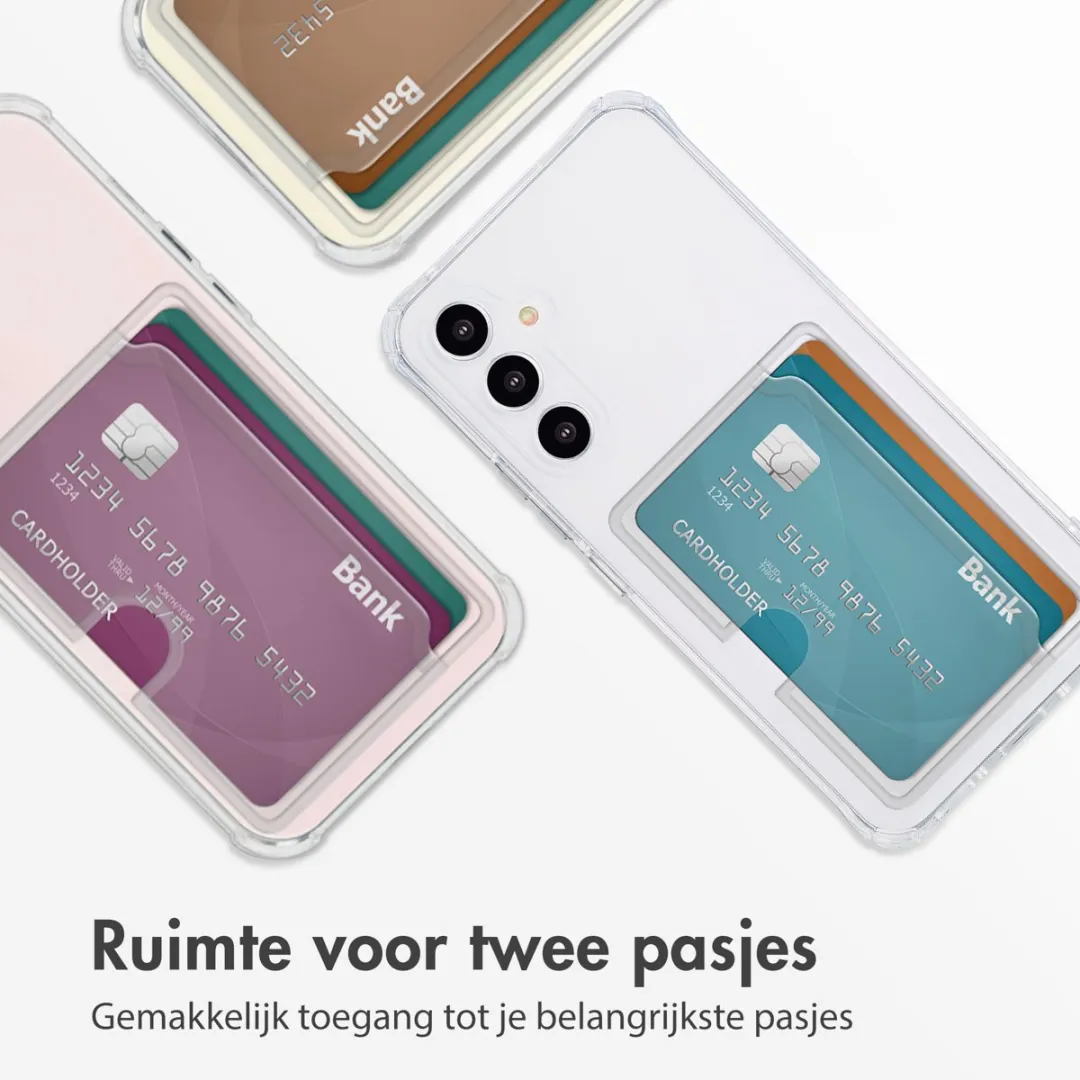 Imoshion Hoesje Samsung Galaxy A54 - Transparant - 2 Pasjes