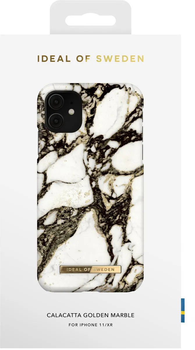 iDeal of Sweden iPhone 11/XR Fashion Case Calacatta Golden Marble