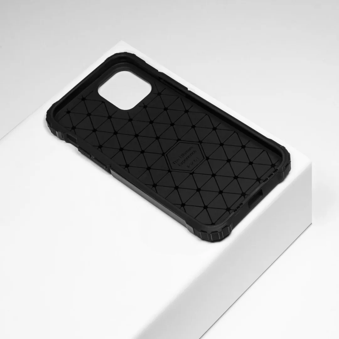 BMAX Classic Armor Hoesje iPhone 12 Pro Max - Zwart