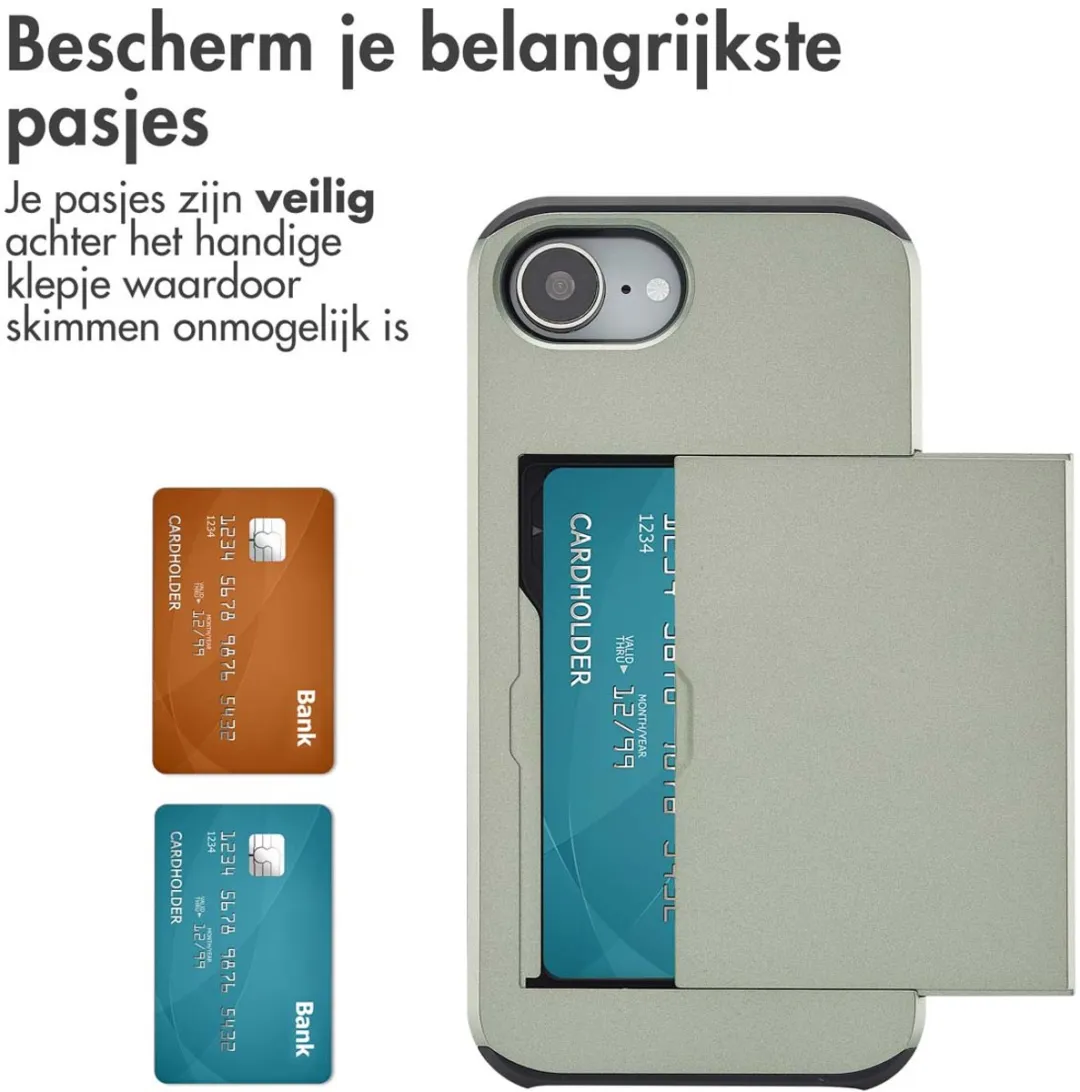 Imoshion Hoesje iPhone 16 Groen - 2 Pasjes