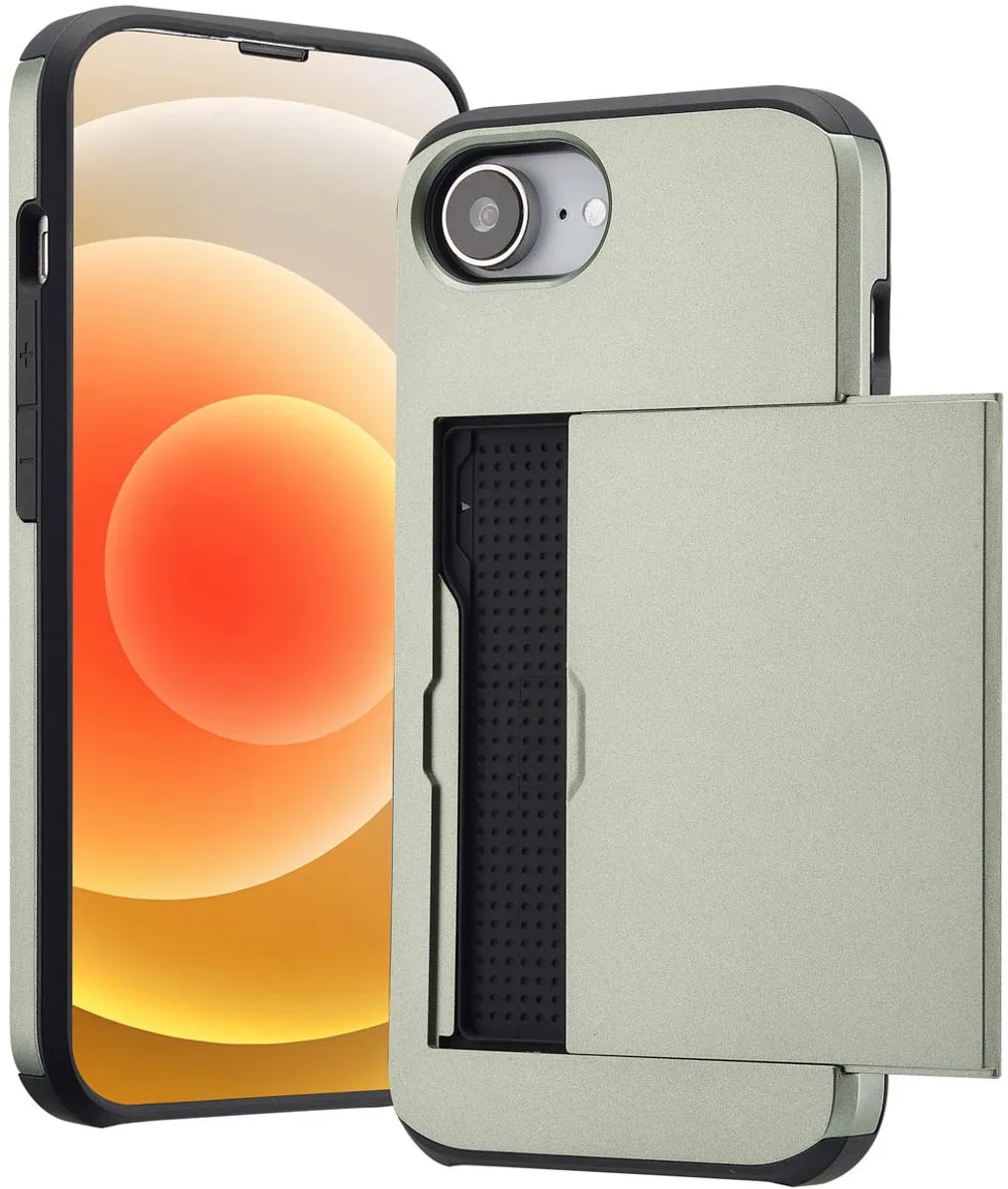 Imoshion Hoesje iPhone 16 Groen - 2 Pasjes