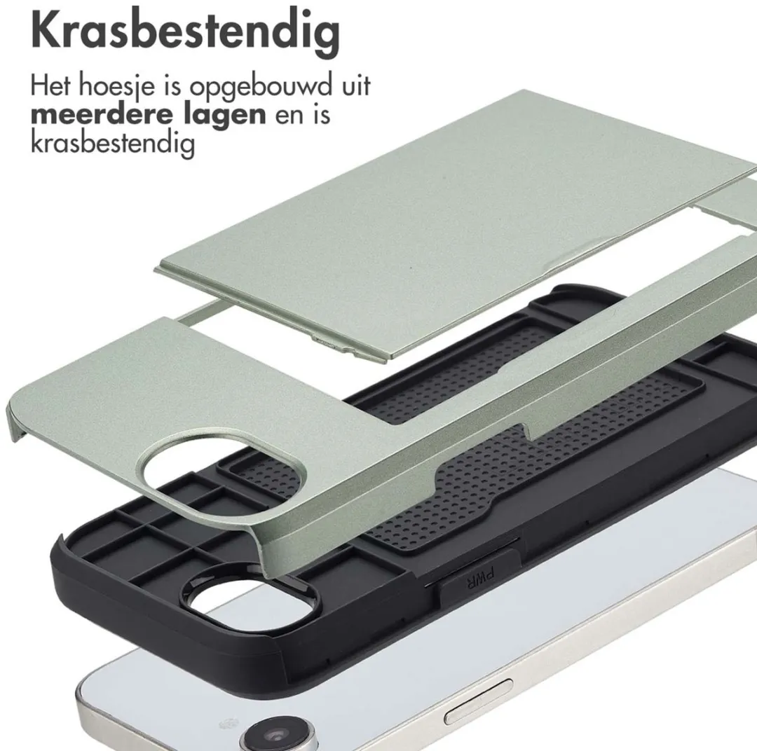 Imoshion Hoesje iPhone 16 Groen - 2 Pasjes - afbeelding 6 van 6