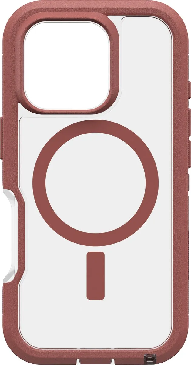 OtterBox Defender XT Clear iPhone 16 Pro Hoesje - 77-96116 - Rood - afbeelding 6 van 6