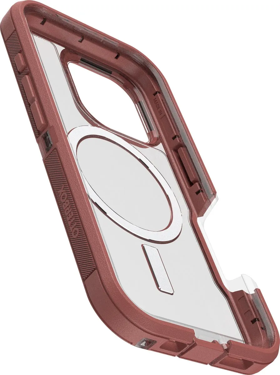 OtterBox Defender XT Clear iPhone 16 Pro Hoesje - 77-96116 - Rood