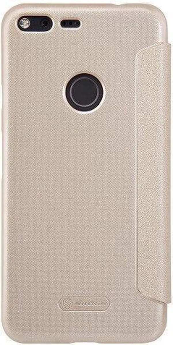 Nillkin Leather Case Sparkle Series Goud - Google Pixel - afbeelding 4 van 4