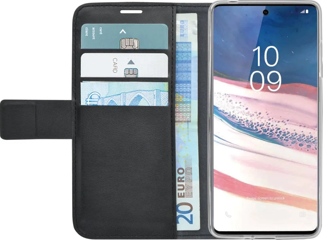 Azuri Samsung Galaxy Note10 Lite Walletcase N770F77026401 - Zwart