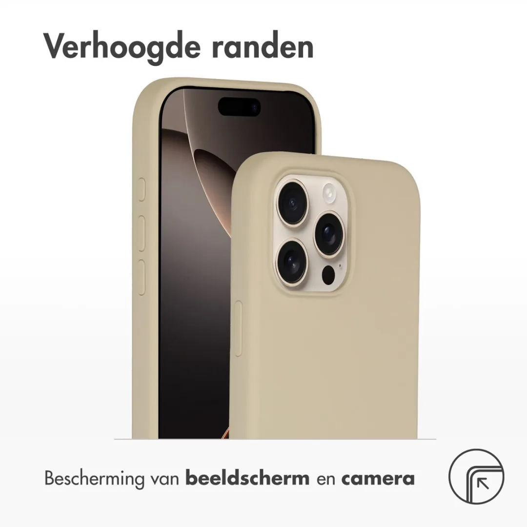 Accezz Hoesje iPhone 16 Pro Max MagSafe - Beige