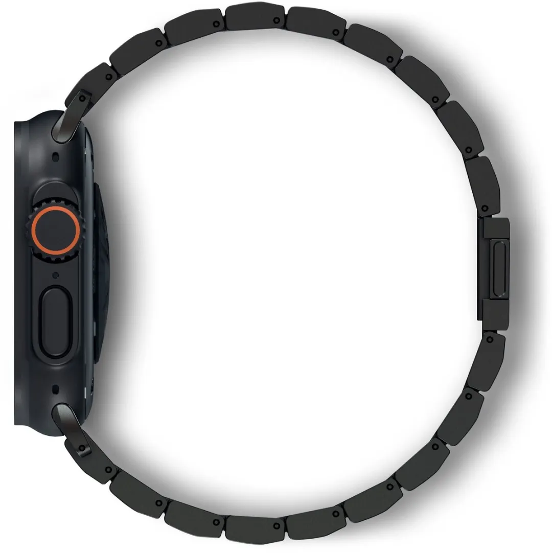 Decoded Titanium Watch Band D25AWS49TTS1TMB - Apple Watch Ultra/SE/44-49mm - Zwart - afbeelding 6 van 6