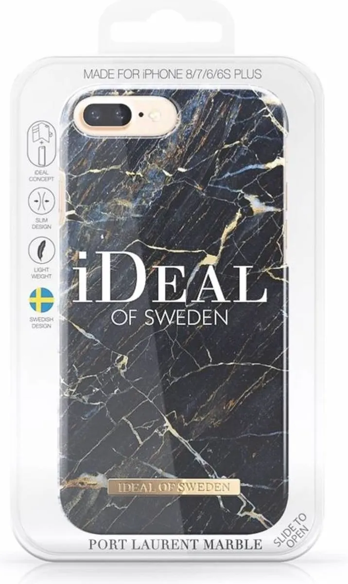 iDeal of Sweden iPhone 7/8 Plus Backcover Port Laurent Marble - afbeelding 6 van 6