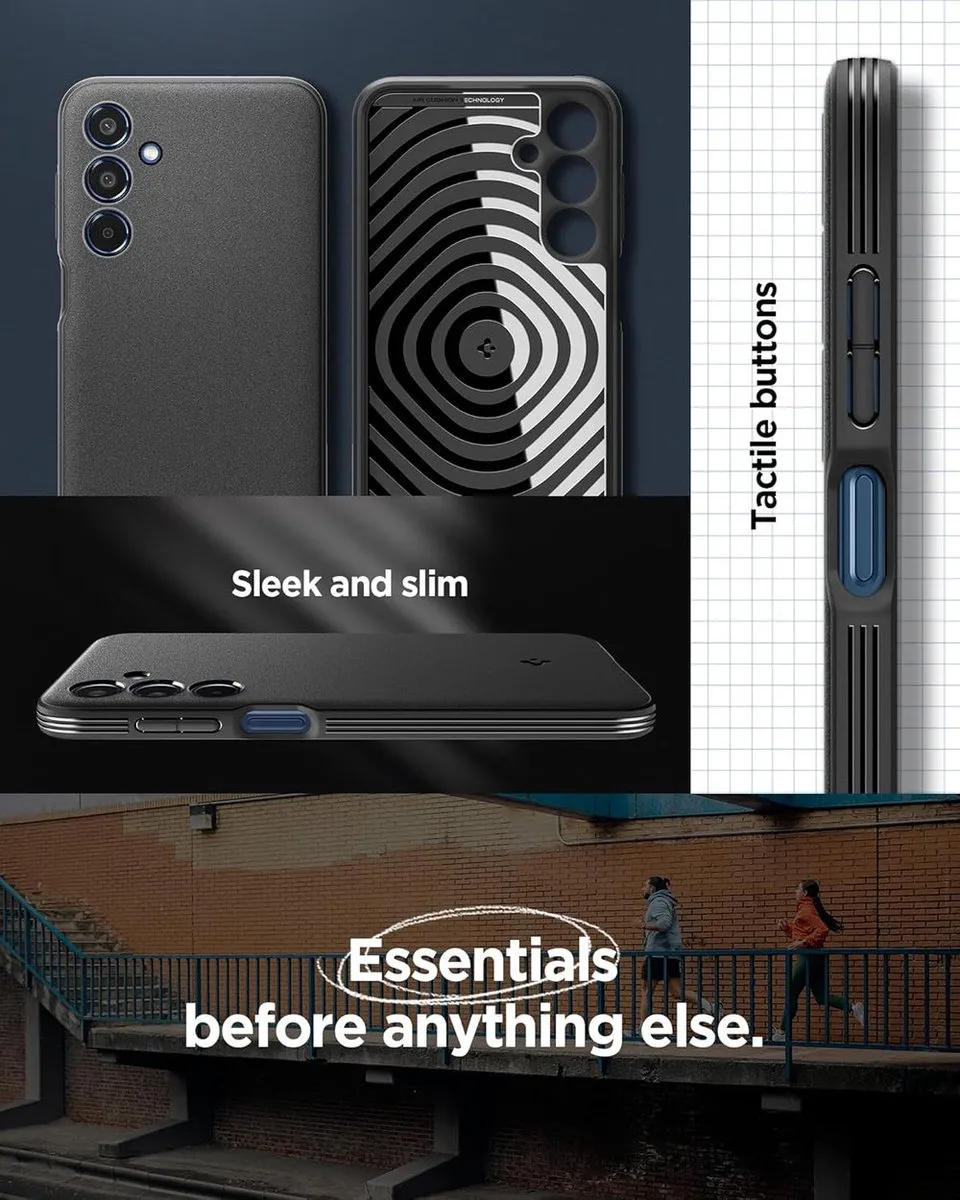 Spigen Essential Galaxy M35 5G Hoesje - Zwart - afbeelding 6 van 6