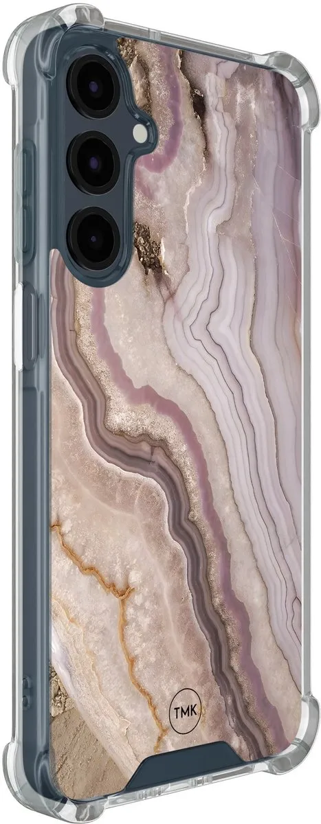 Casevibes Shockproof Hoesje Samsung Galaxy A17 S/A17/S/010 - Blush Marble