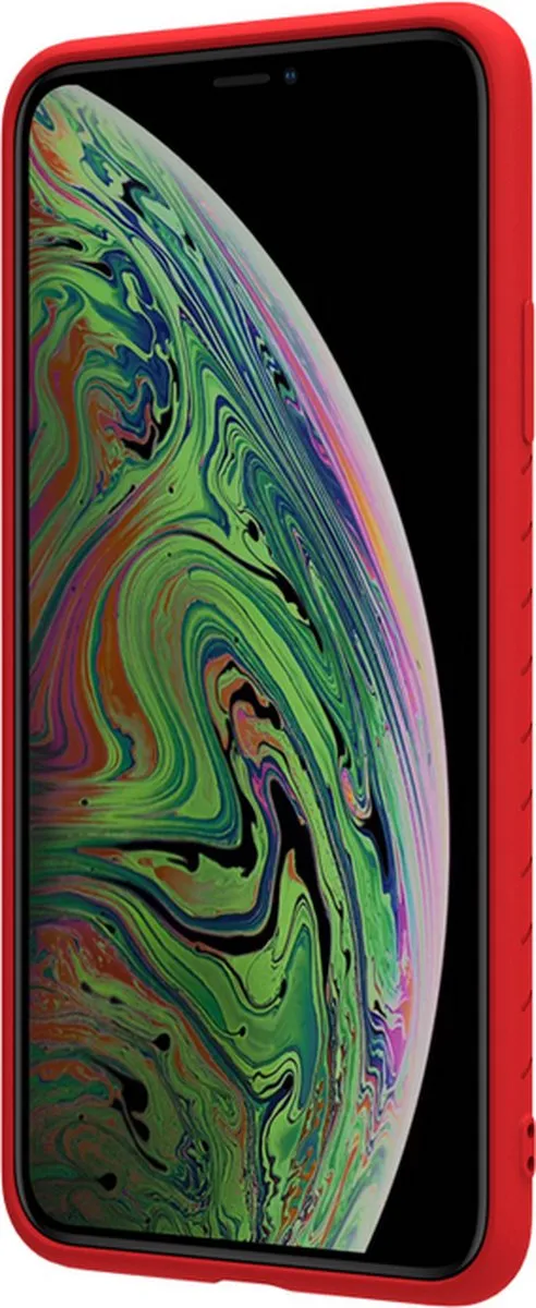 Nillkin Rubber-Wrapped TPU Hoesje iPhone 11 Pro - Rood