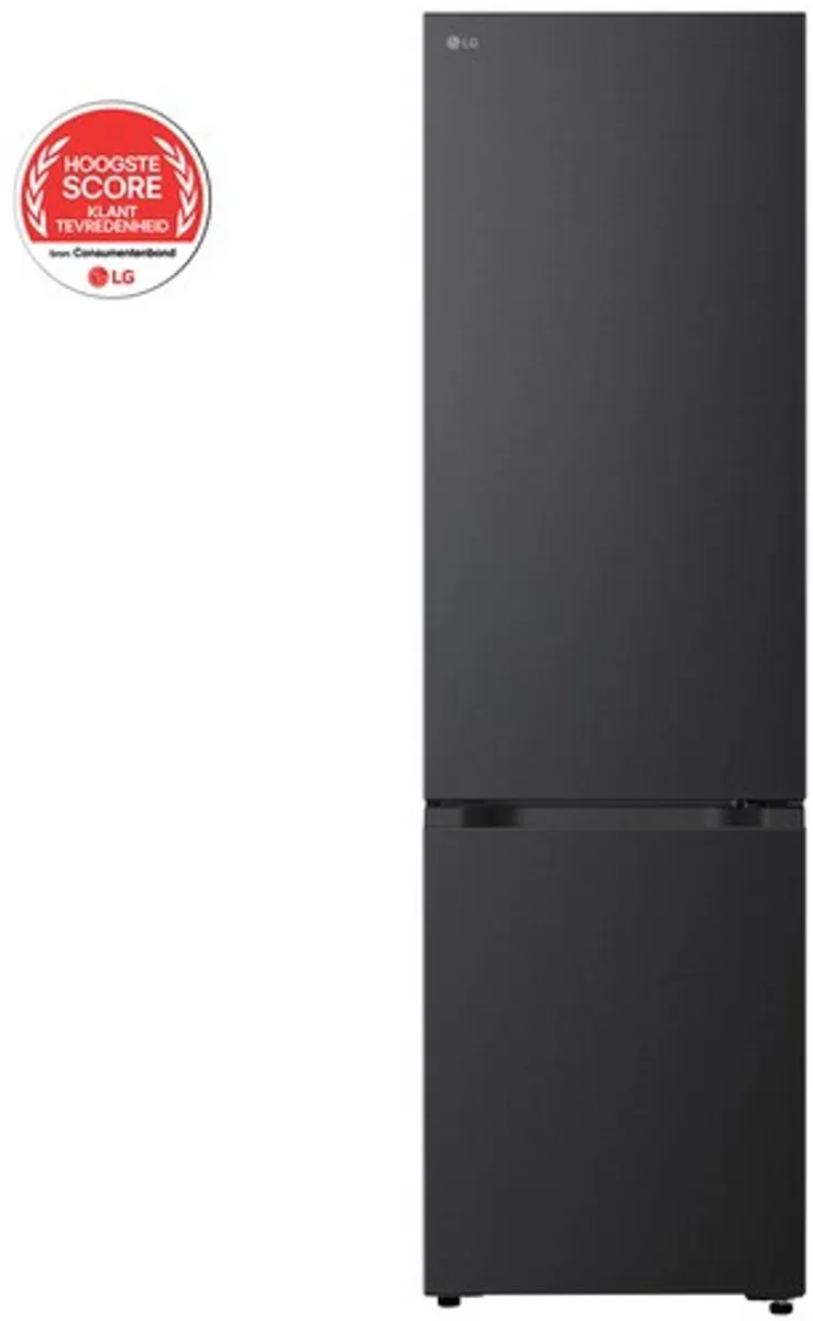 LG GBBS322CEV Koel-vriescombinatie 465L - Essence Zwart