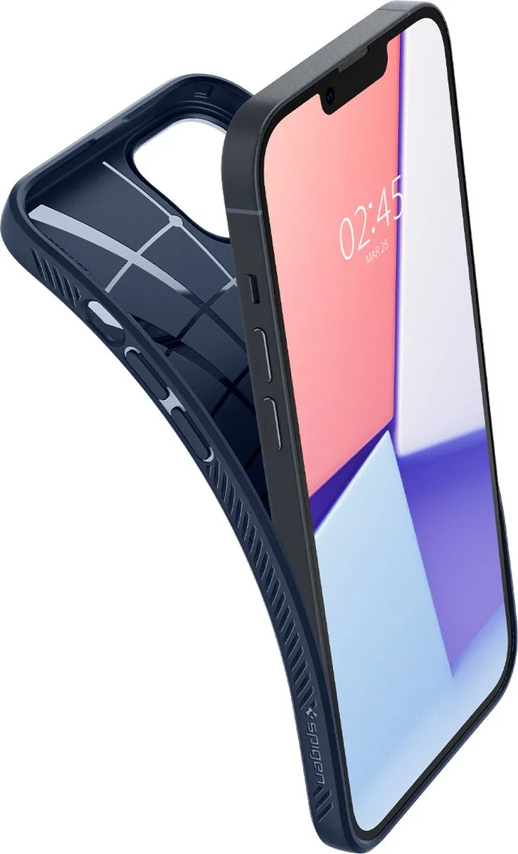 Spigen Liquid Air Case iPhone 14 Pro ACS04958 - Blauw - afbeelding 2 van 6