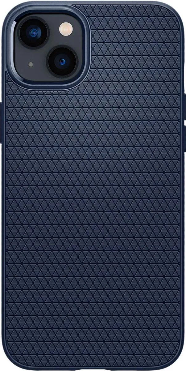 Spigen Liquid Air Case iPhone 14 Pro ACS04958 - Blauw - afbeelding 6 van 6